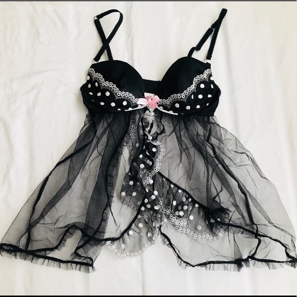 ✨SOLD Victoria’s Secret Mesh Babydoll - Picture 2 of 7